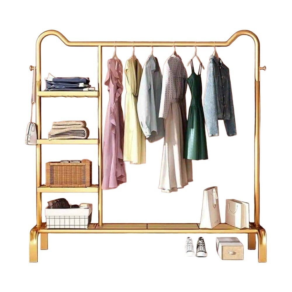 Beauty House Metal Clothes & Coat Hanger, Shoe Rack