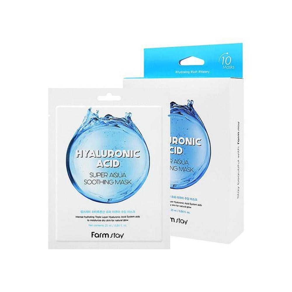 Farmstay Hyaluronic Acid Super Aqua Soothing Face Mask 25ML