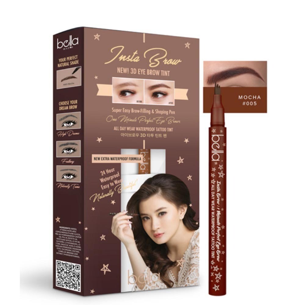 Bella Eye Brow Pen 3D Tattoo Tint - 005 Mocha