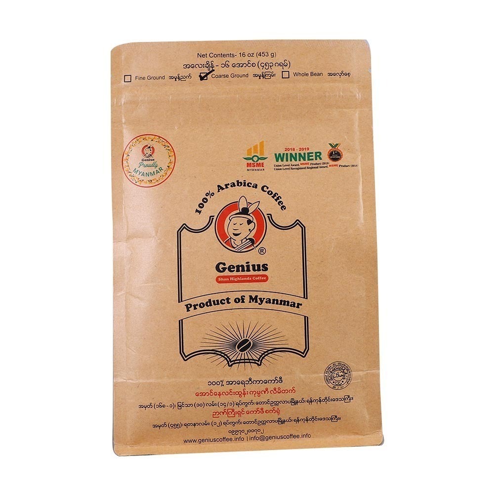 Genius 100% Arabica Coffee Coarse Ground 453G