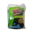 3M Scotch Brite Antibac Scrub Sponge Non-Scratch (Blue)