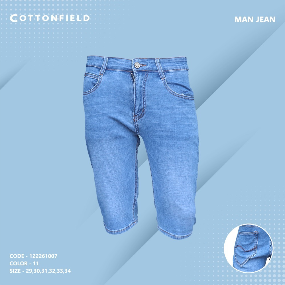 Cottonfield Men Short Jean Pants C11 (Size-33)