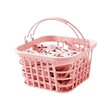 Clothing Portable Basket (Clip-30PCS) KPTBPC00097 Pink