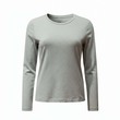 223204101022 Bossini Ladies T-Shirt FW 22 Heather Grey ( XL )