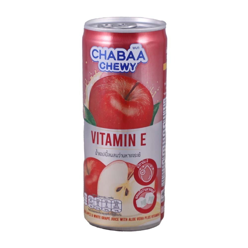 Chabaa Chewy Red Apple & White Grape Juice 230ML