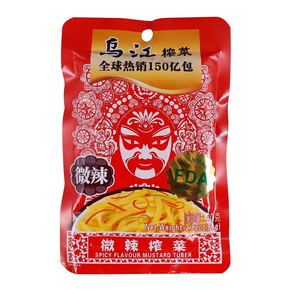 Wujiang Pickled Mustard Tuber Spicy 80G