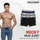 VOLCANO Rocky Series Men's Cotton Boxer [ 2 PIECES IN ONE BOX ] MUV-A1001/XS