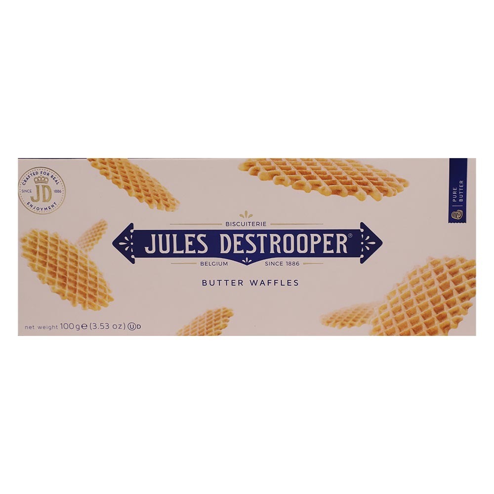 Jules Destrooper Biscuits Butter Waffles 100G