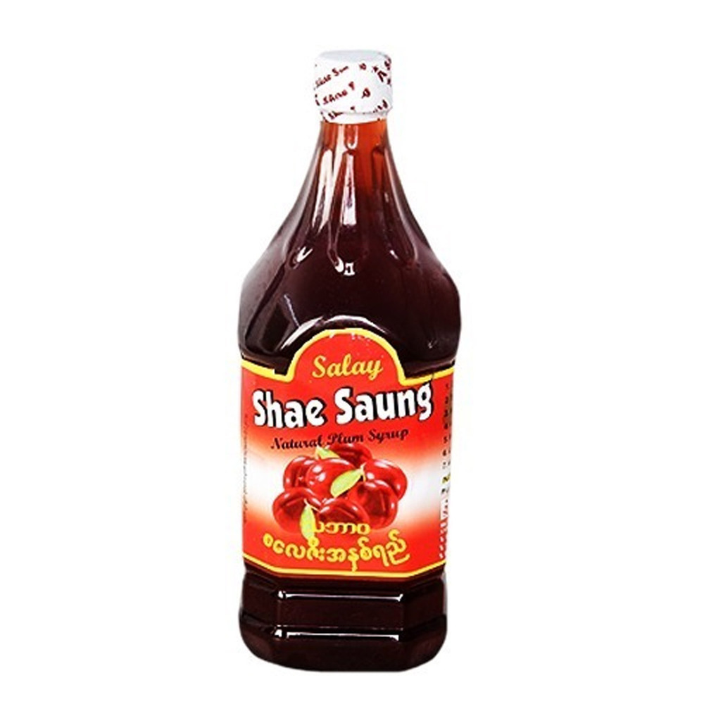 Shae Saung Natural Plum Cordial Syrup (Salay) 1LTR