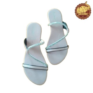 Sin Pauk Women Leather Sandal Diamond Strap (Design-2,No-40) BH1-021