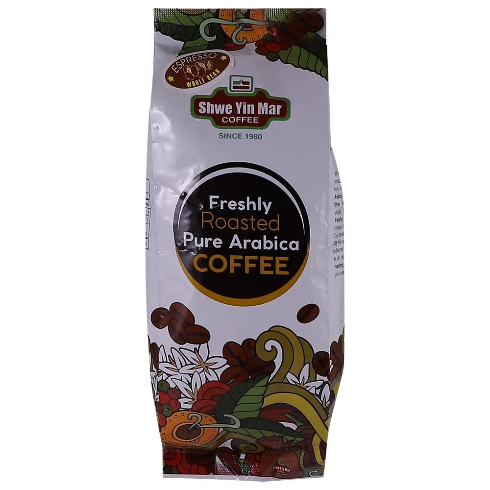 Shwe Yin Mar Pure Arabica Espresso Whole Bean Coffee 200G