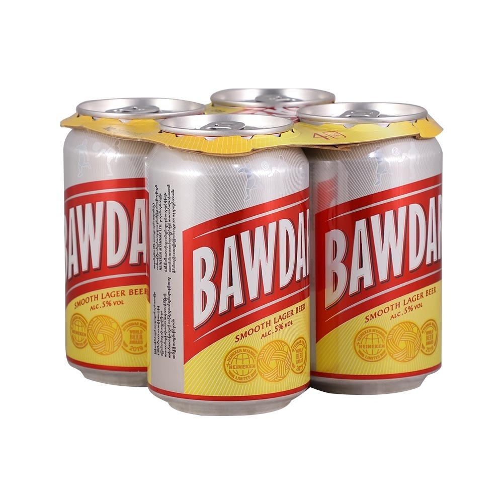 Bawdar Smooth Lager Beer 4PCS 330ML (Can)