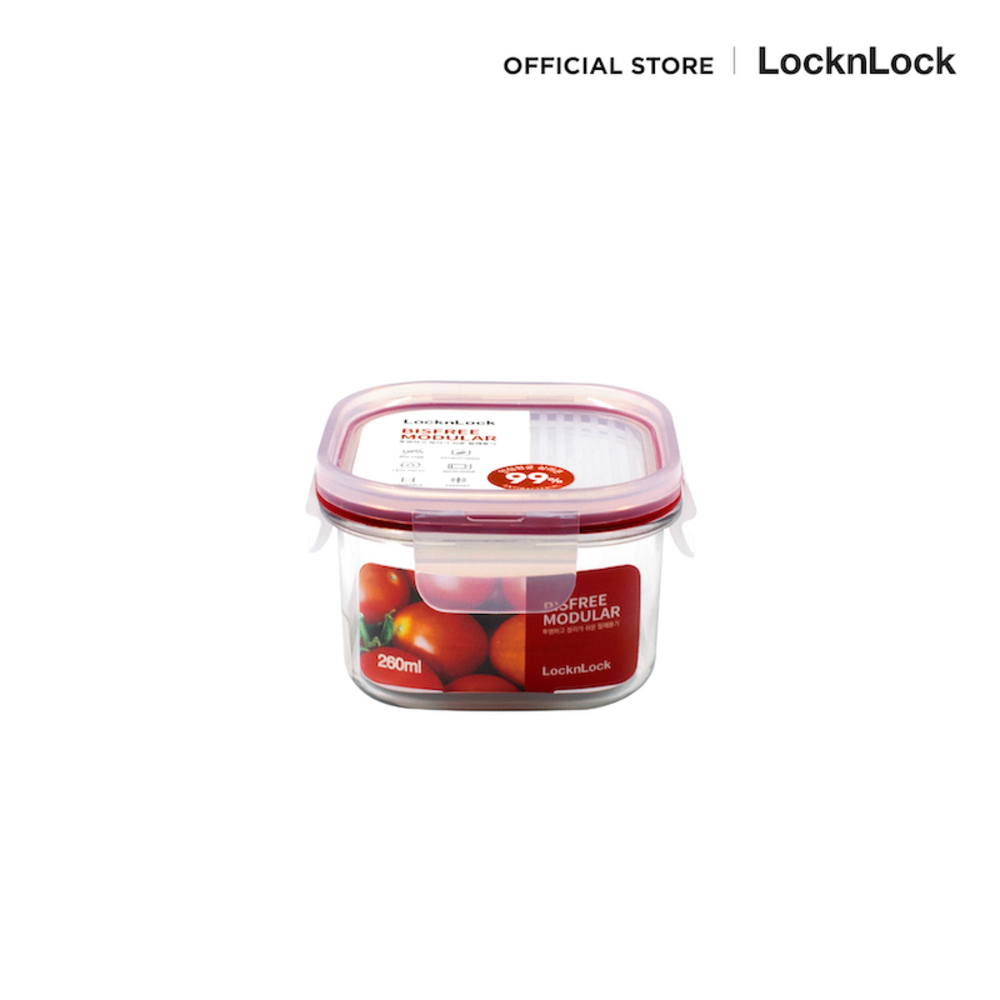 LBF450RED Lock & Lock Bisfree Modular 260ML-NTL-Red (New)