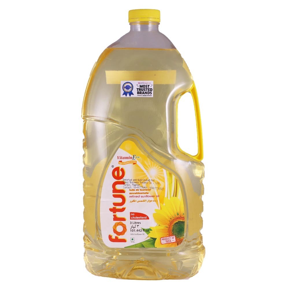 Fortune Refined Sunflower Oil 3LTR