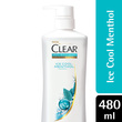 Clear Shampoo Anti Dandruff Ice Cool Menthol 480 ML