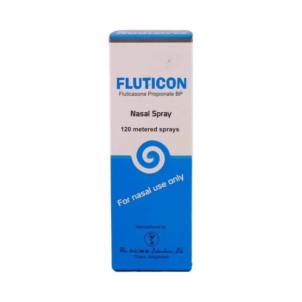 Fluticon Fluticasone 50Mcg Nasal Spray 120 Sprays