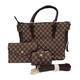 Super Star Ladies Hand Bag LSLB RR - x 7 Brown