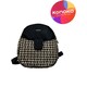 Konoko Circle Backpack Black Tweed K1018