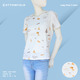 Cottonfield Women Short Sleeve Printed T-shirt C99 (Small) 222111001