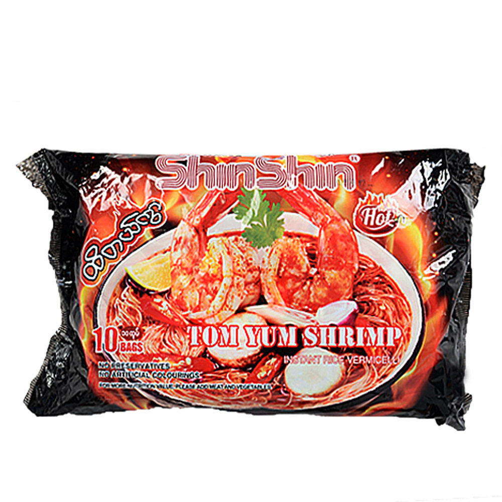 Shin Shin Instant Vermicelli Tomyum Shrimp 10PCS 600G