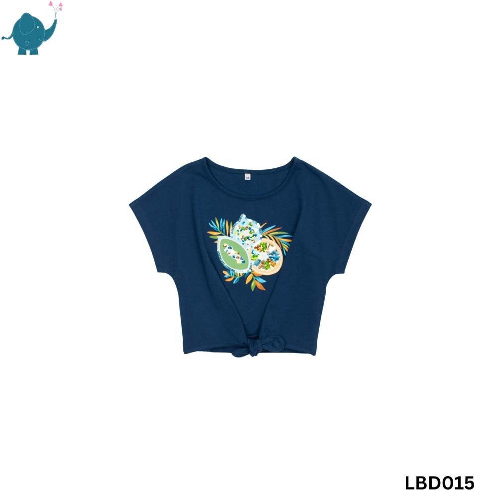 Max & Mia Kid Girl Short-sleeve Top LBD015 (Design-2) 4 Years
