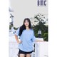 BMC Men T Shirt Short Sleeve 7520075 Sky Blue Medium