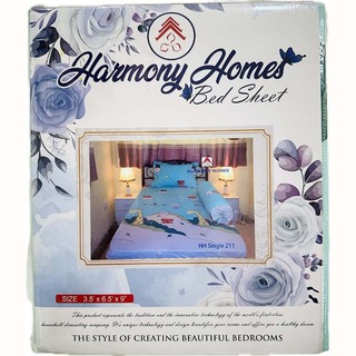 Harmoy Homes Bed Sheet Single BS06 (HH Single-102)