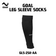 Olympic Goal Leg Sleeveless Sock GLS-2511 Black