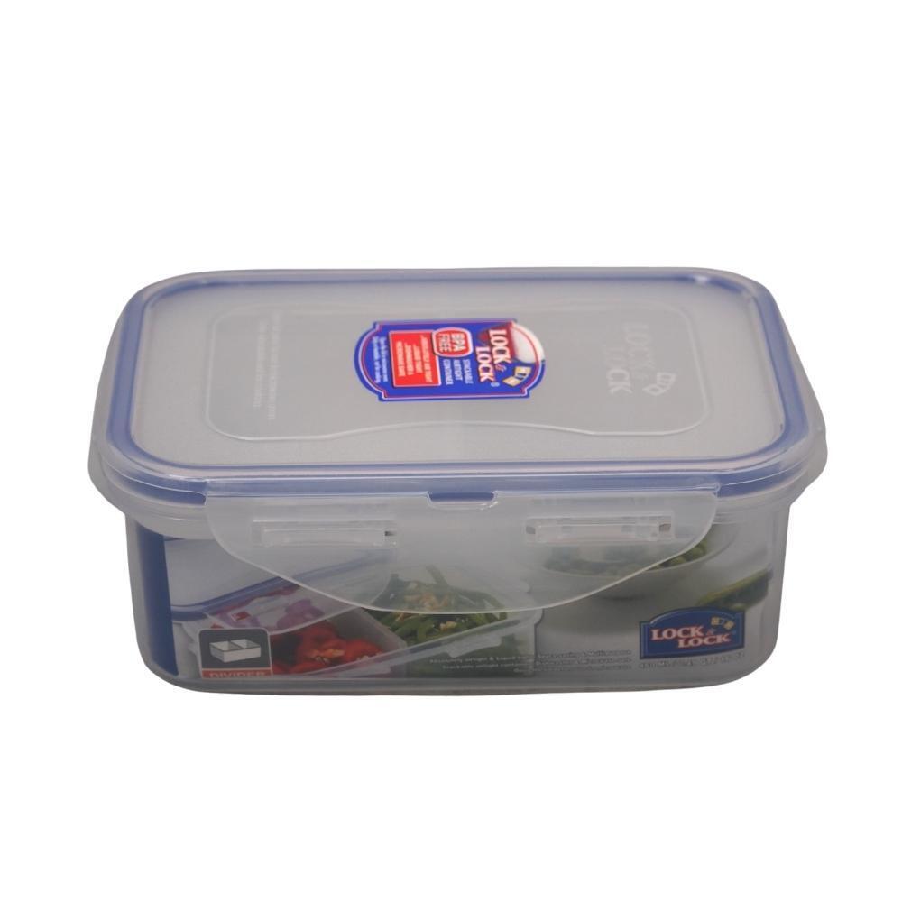 Lock&Lock Food Box Rectangular With  Divider 460MLHPL814C