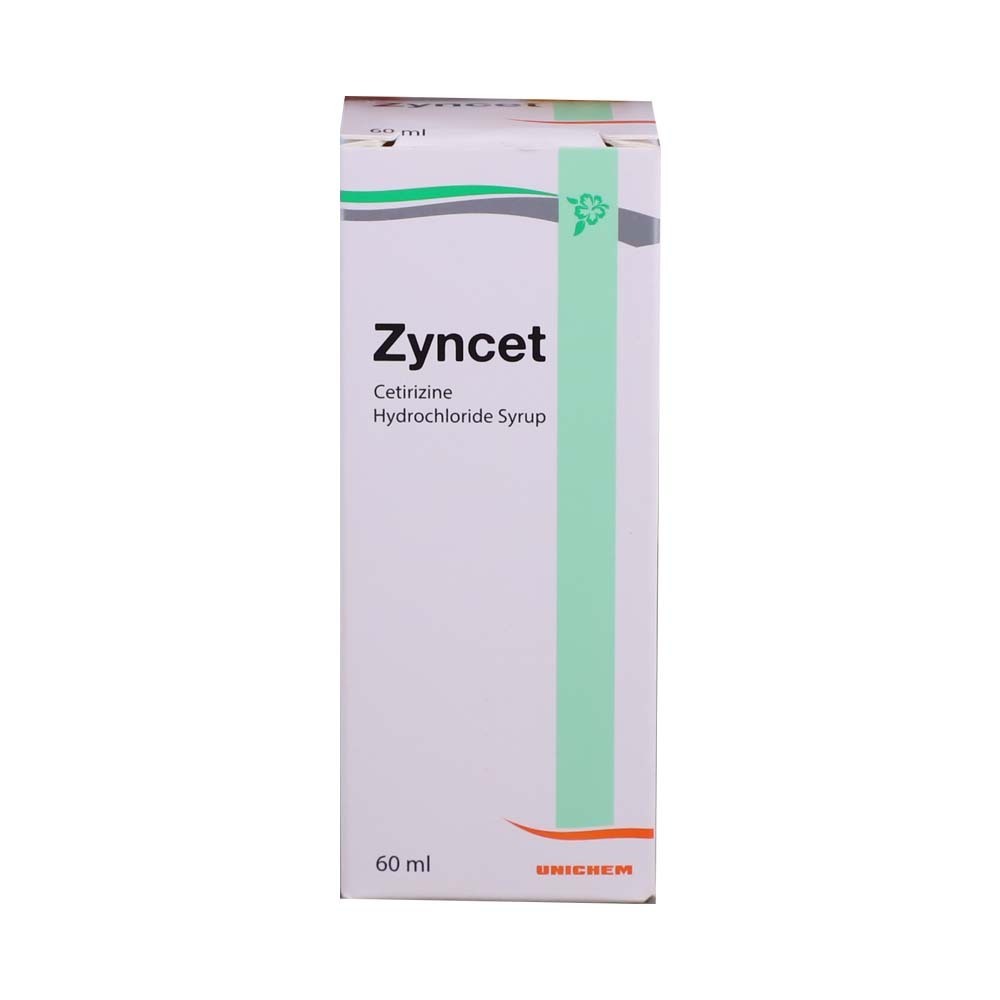 Zyncet Cetirizine Hydrochloride 60ML