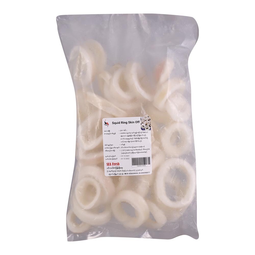 Sea Fresh Squid Ring Skin Off 500G