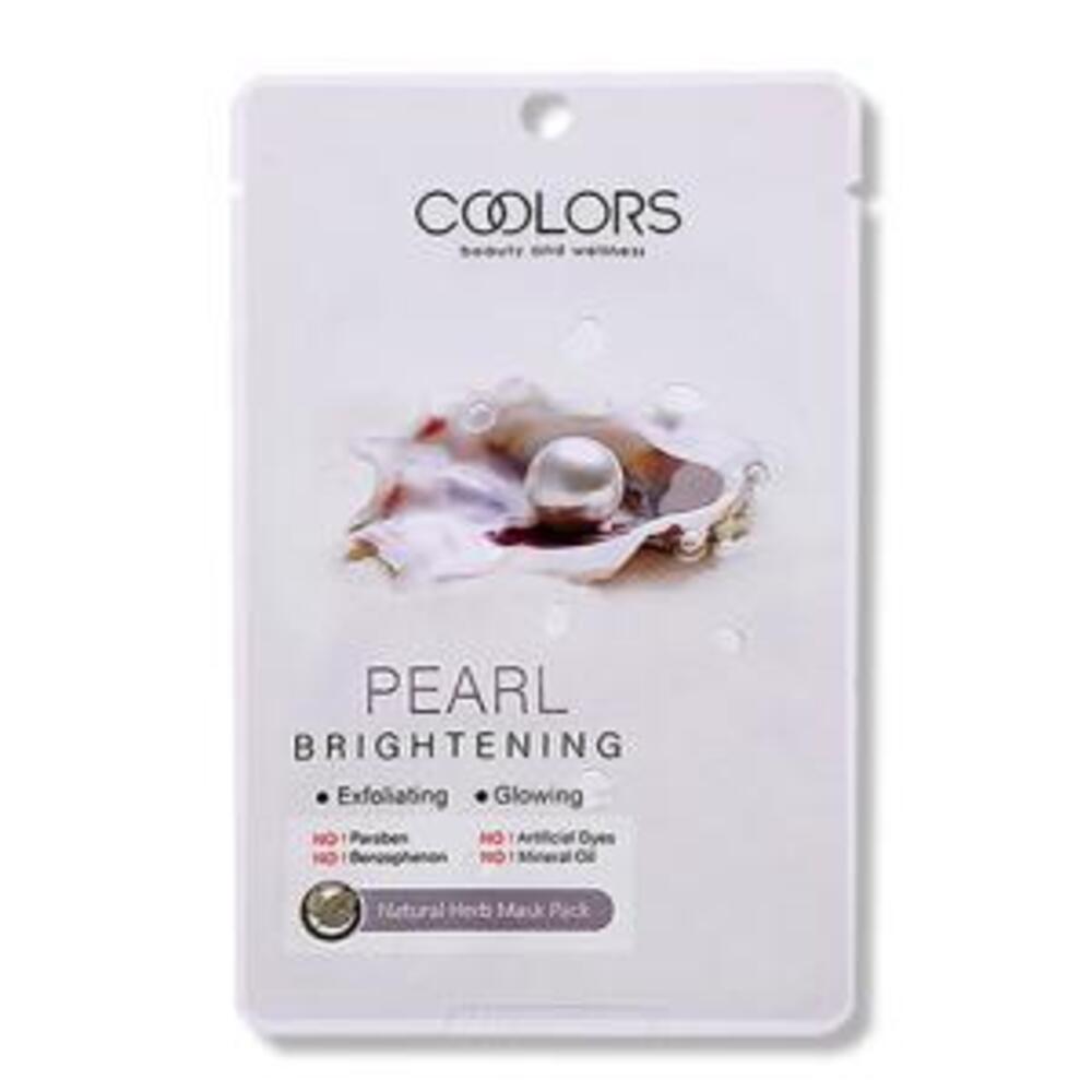 Coolors Pearl Brightening Natural Herb Face Mask 22ML