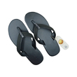 Sin Pauk Men Leather Slipper SPM-020 Black (No-43)