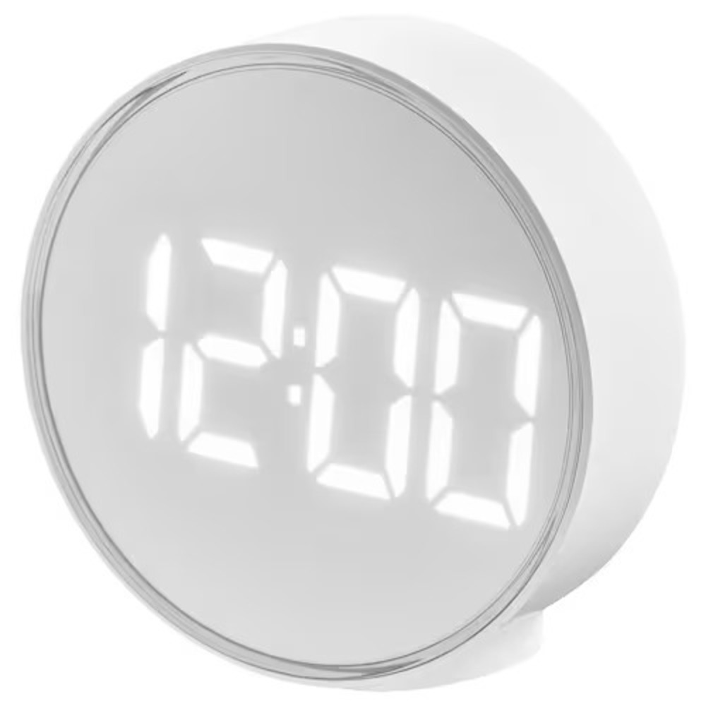 Ikea Plugget
Alarm Clock, White, 11 CM