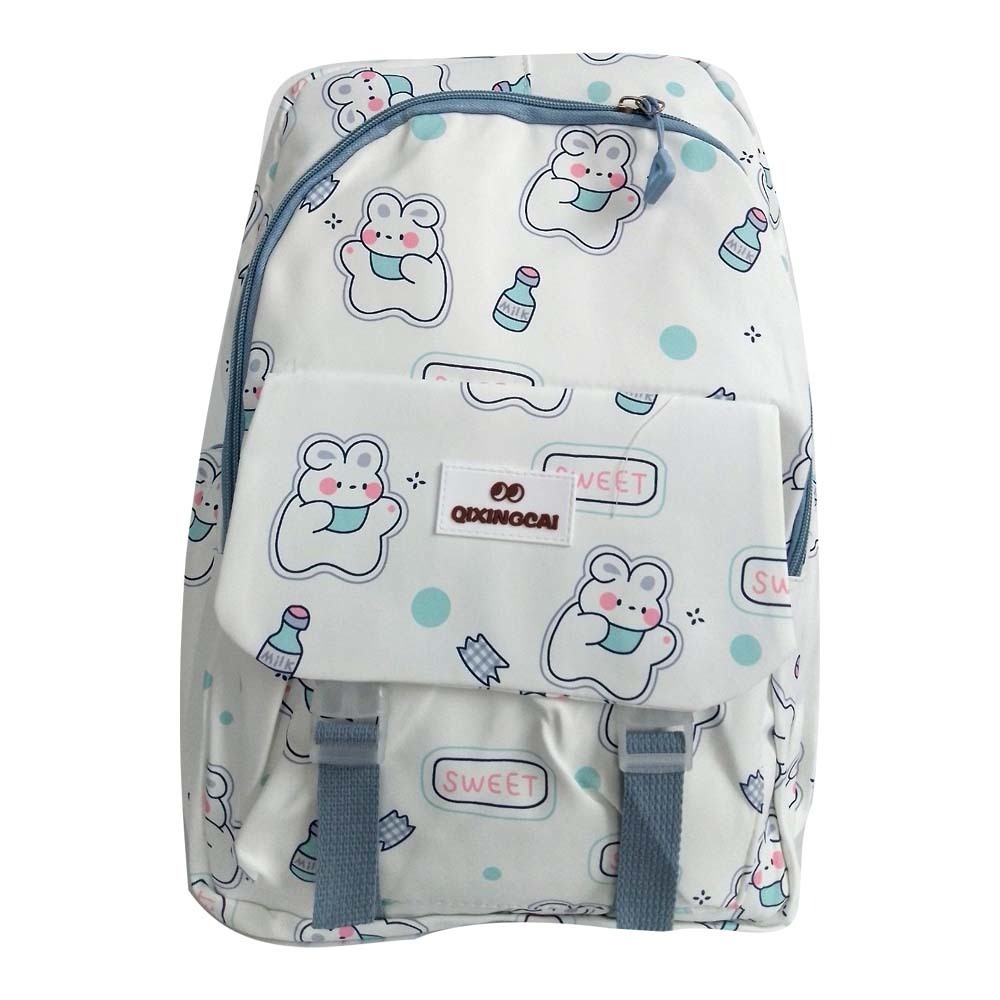 Super Star Backpack LBP 050 White+Blue