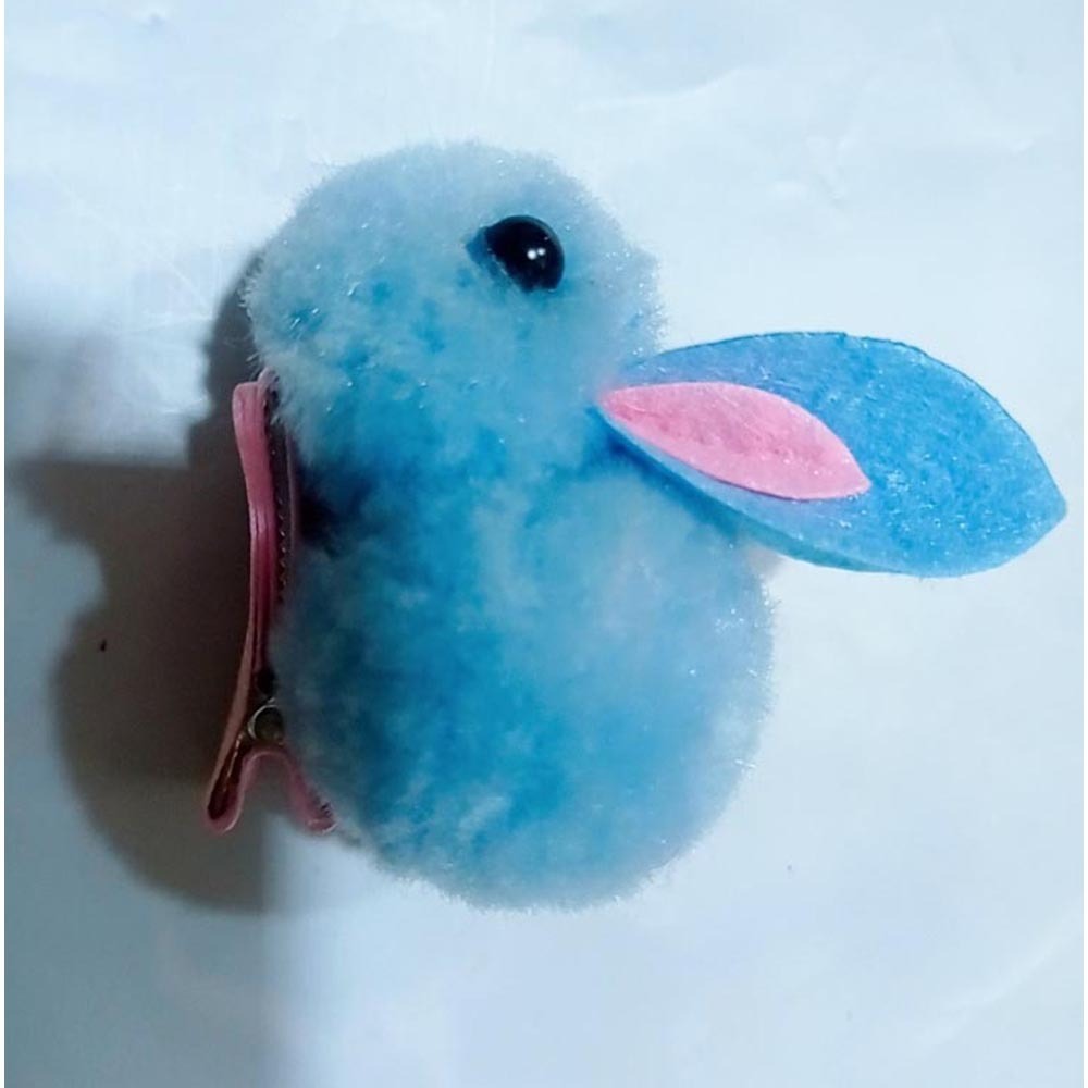 Bunny Hair Clip 5 CM Blue A000015