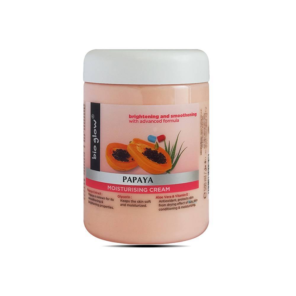 Bio Glow Papaya Moisturising Body Cream 500ML 5020353042798