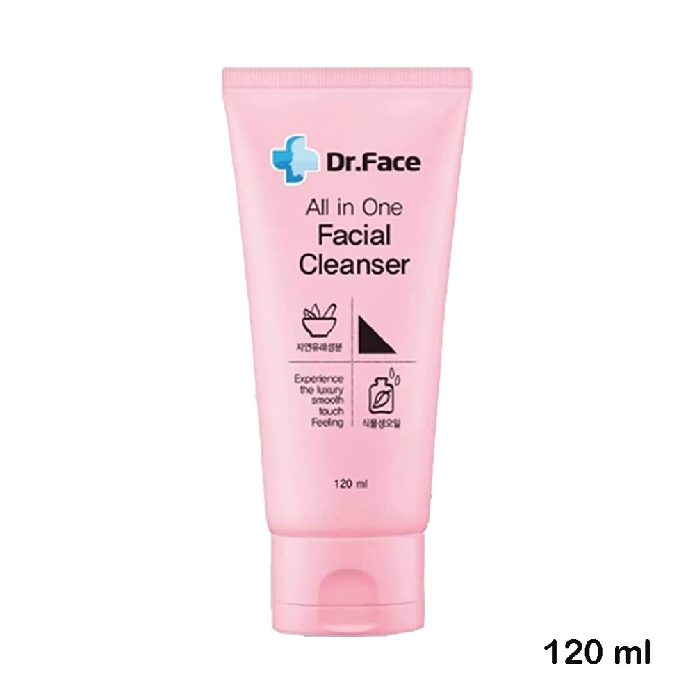 Dr.Face All In One Facial Cleanser 120ML (Pink)