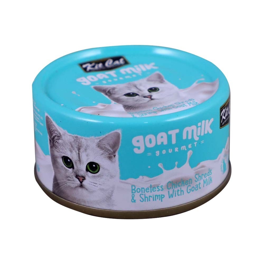 Kit Cat Wet Food Chick & Shrimp With Goat Milk 70G