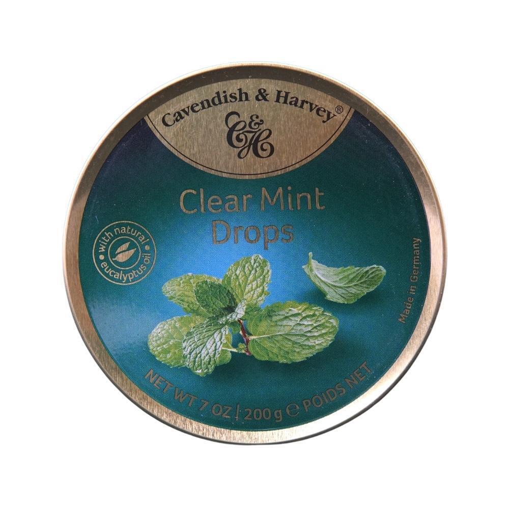 Cavendish & Harvey Candy Clear Mint Drops 200G