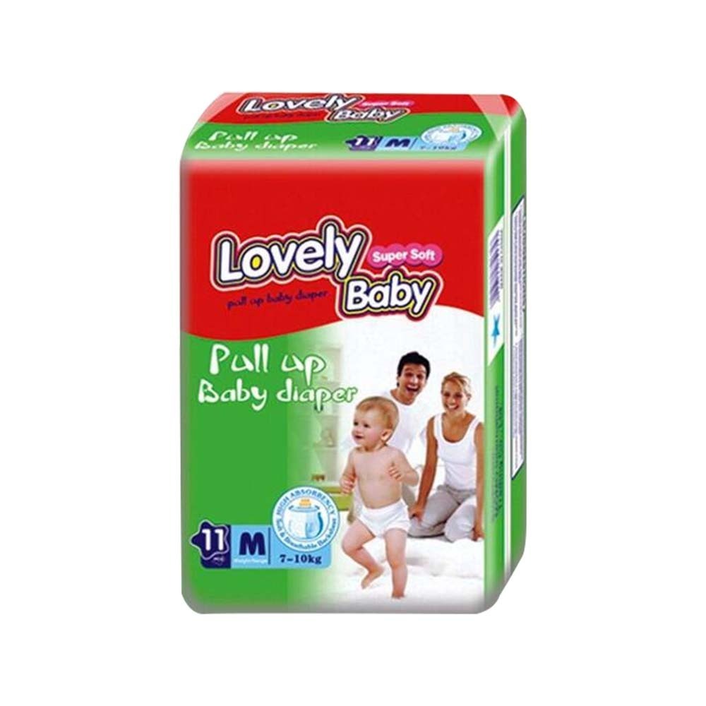 Lovely Baby Pull Up Baby Diaper Medium (7-10KG) 11PCS