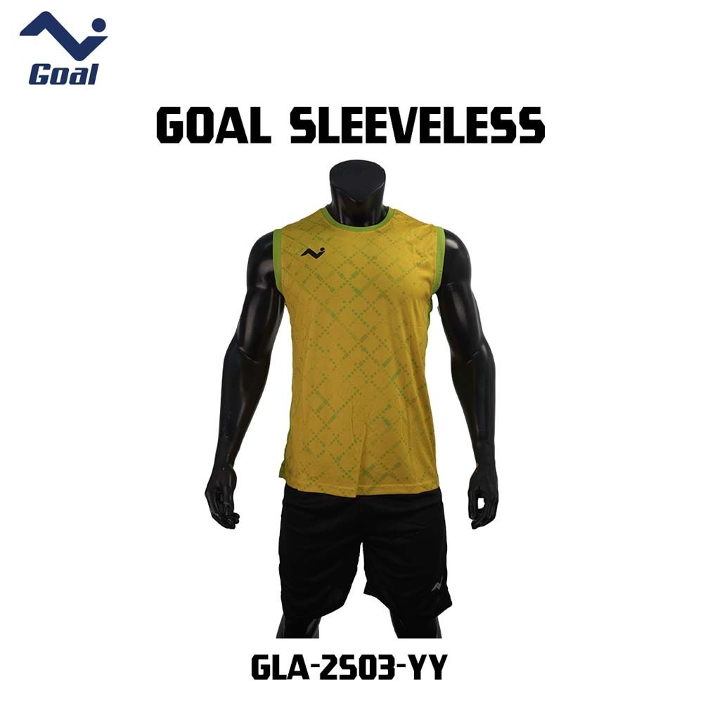 Olympic Goal Sleeveless Jersey GLA-2503 Yellow XXL