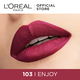 Loreal Rouge Signature Matte Ink Liquid Lipstick 7 ML (103 Enjoy)