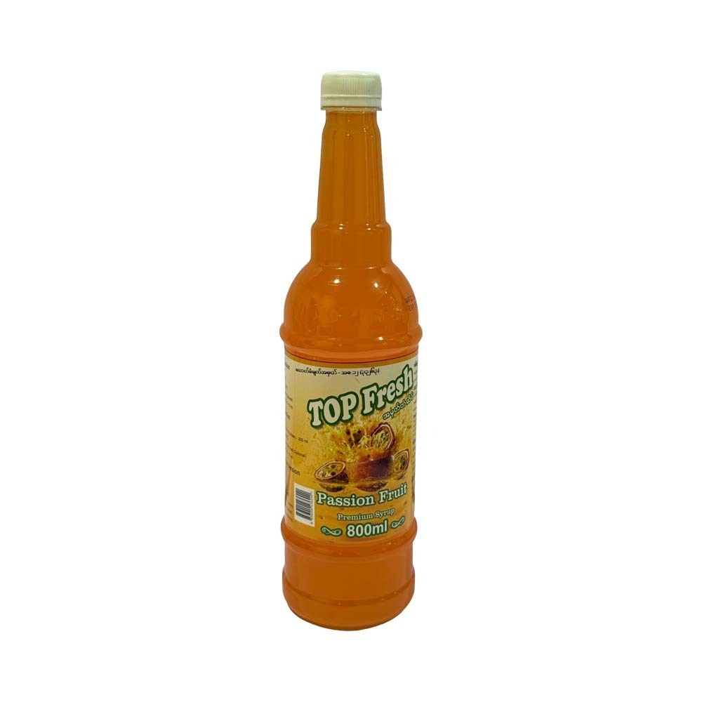 Top Fresh Passion Fruit Premium Syrup 800ML