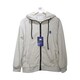 BMC Zip Hoodie 8330076 White Gray Medium