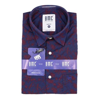 BMC Slimfit Shirts Short Sleeve 2310059 (Design-2) Large