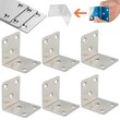 Corner Bracket for Wood and Metal 40MM 1.5 Inch - 40PCS