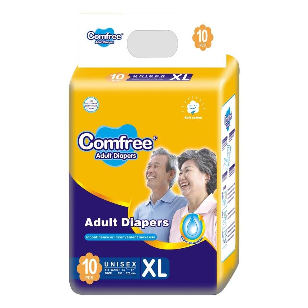 Comfree Adult Diaper XL (130-170CM) 10PCS