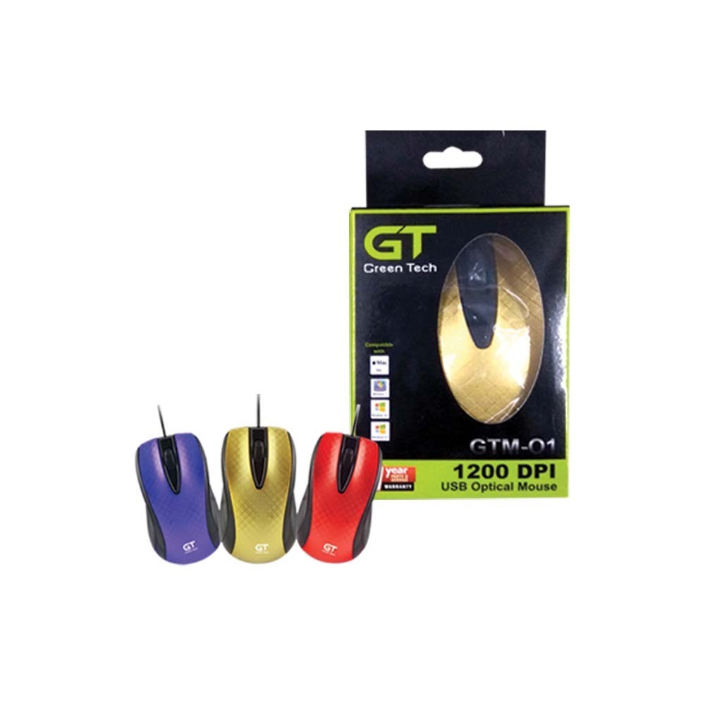 Green Tech Mouse GTM - O1 Blue