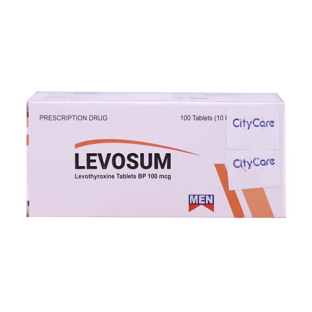 Levosum Levothyroxine 0.1MG 10PCSx10